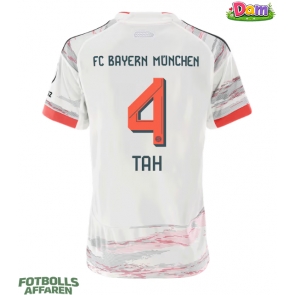 Bayern Munich Jonathan Tah #4 Bortatröja Kvinnor 2025-26 Kortärmad
